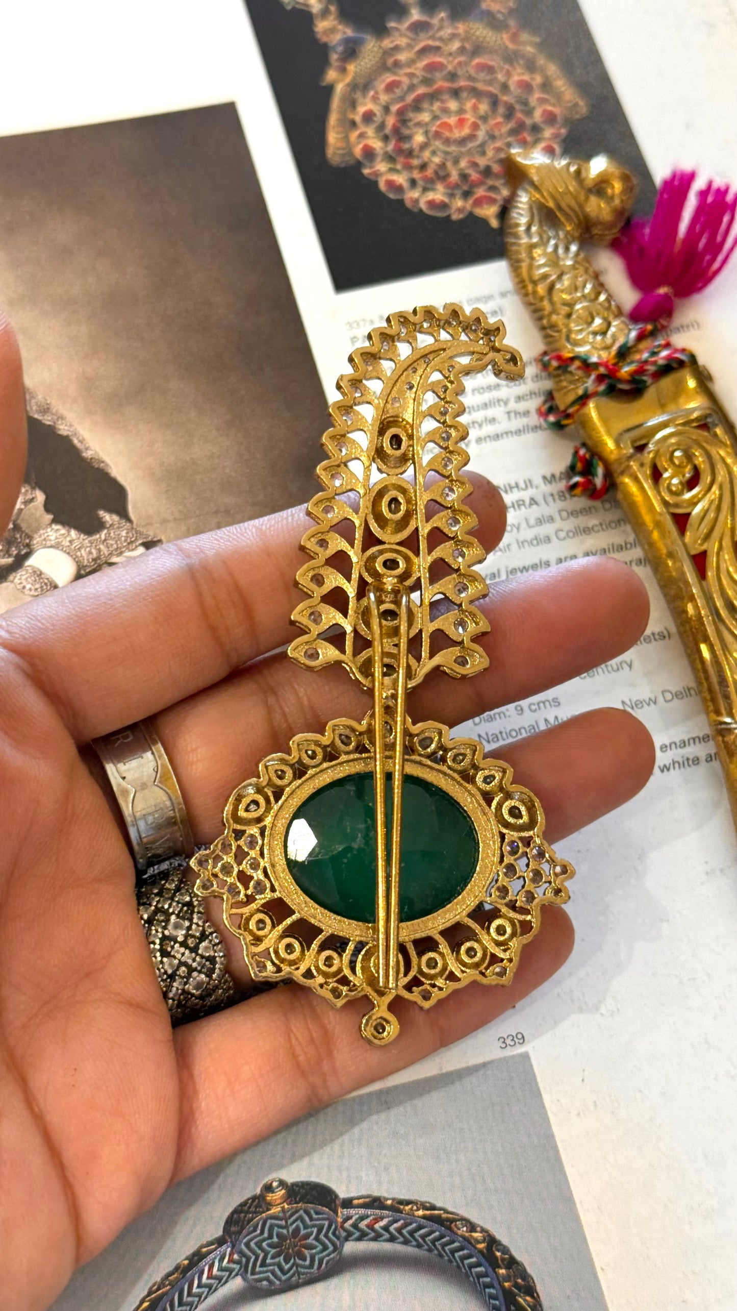 Emerald doublet designer Victorian kalgi