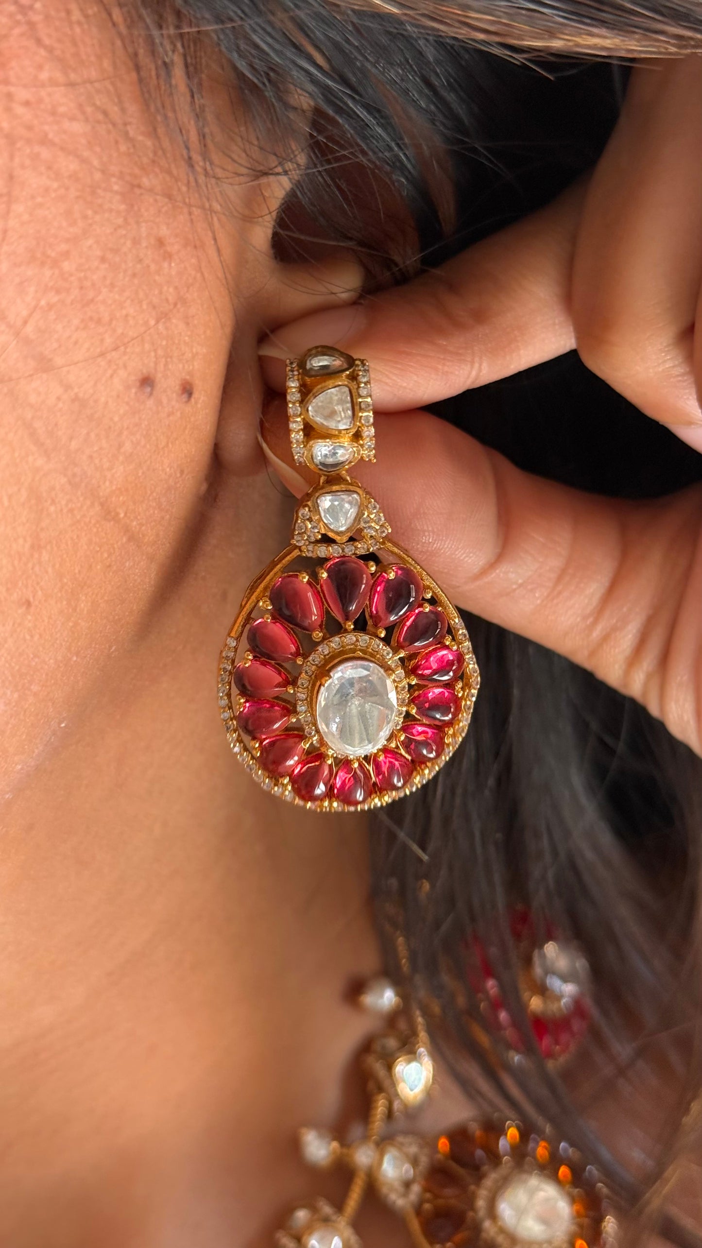 Navratna designer collar Necklace