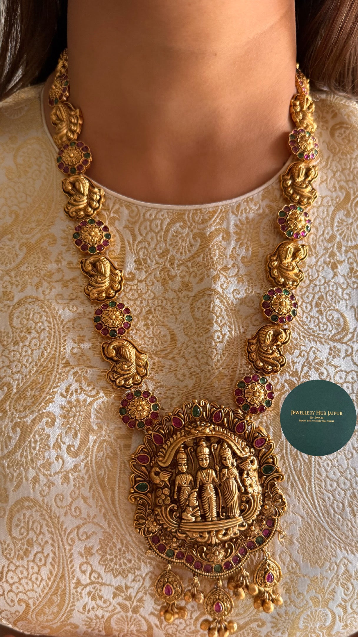 Ram durbar long necklace