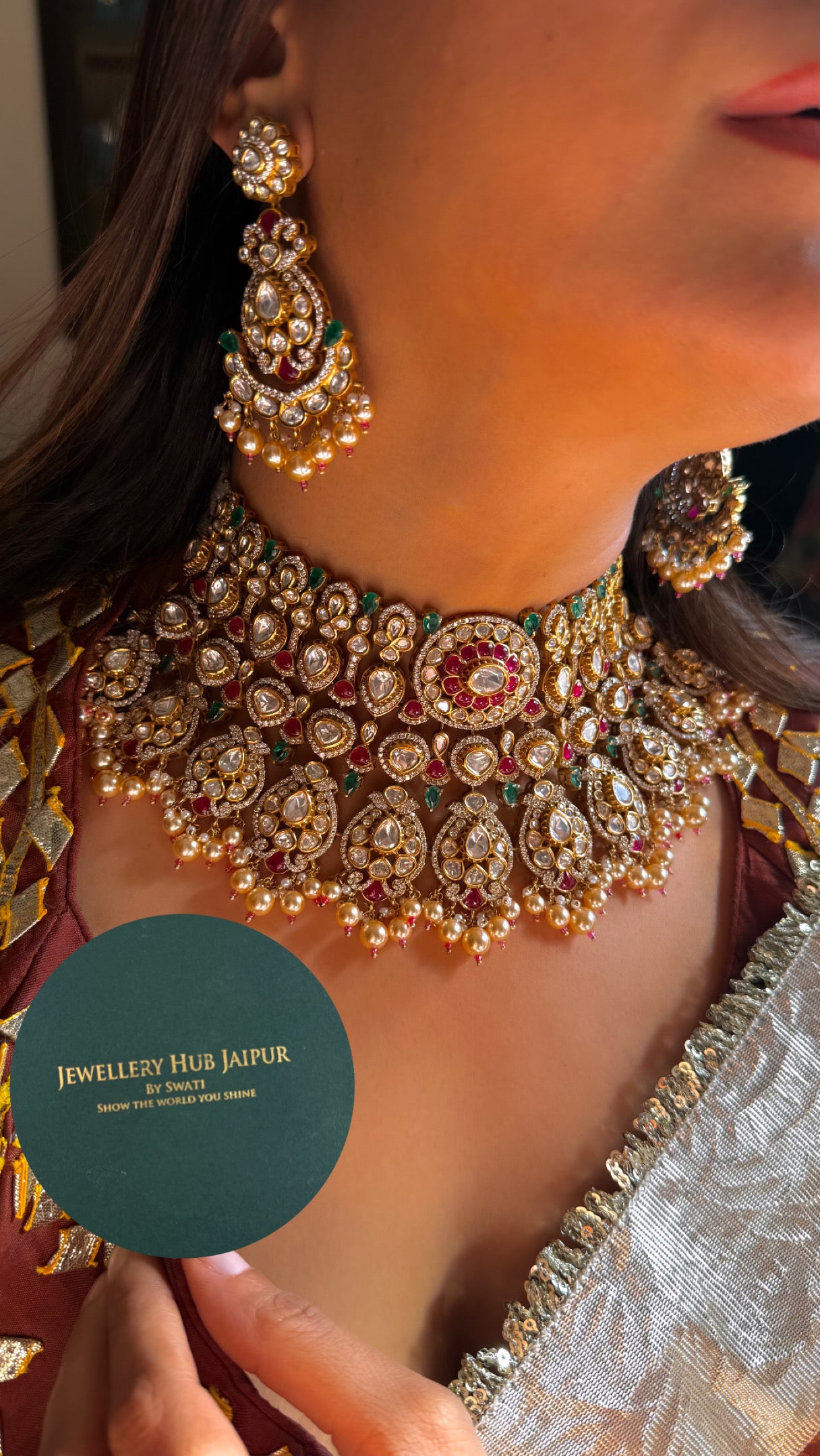 Ruby & Emerald Heritage choker