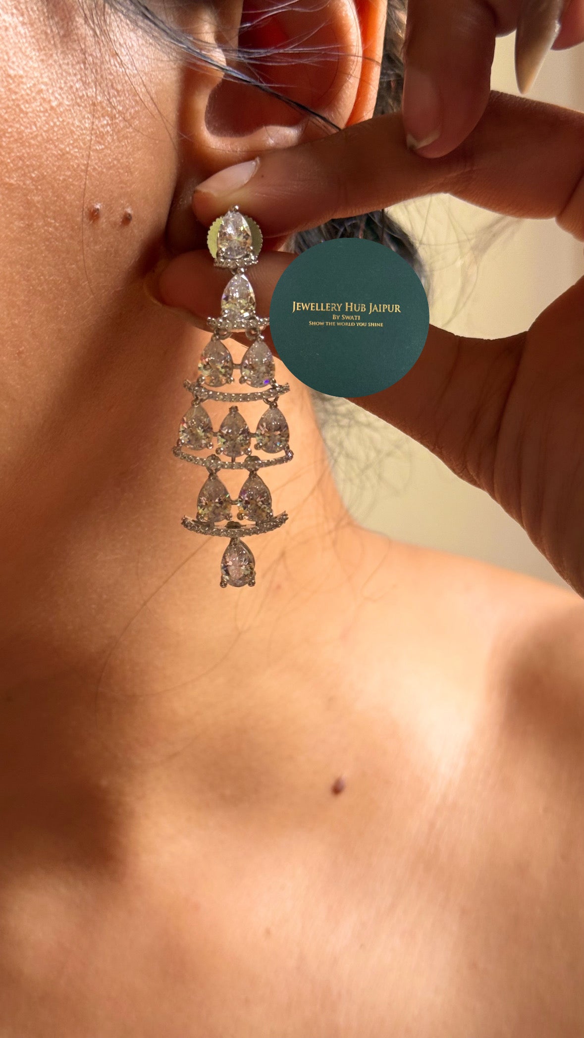 LUMINÉ Diamond hanging designer cocktail minimal set