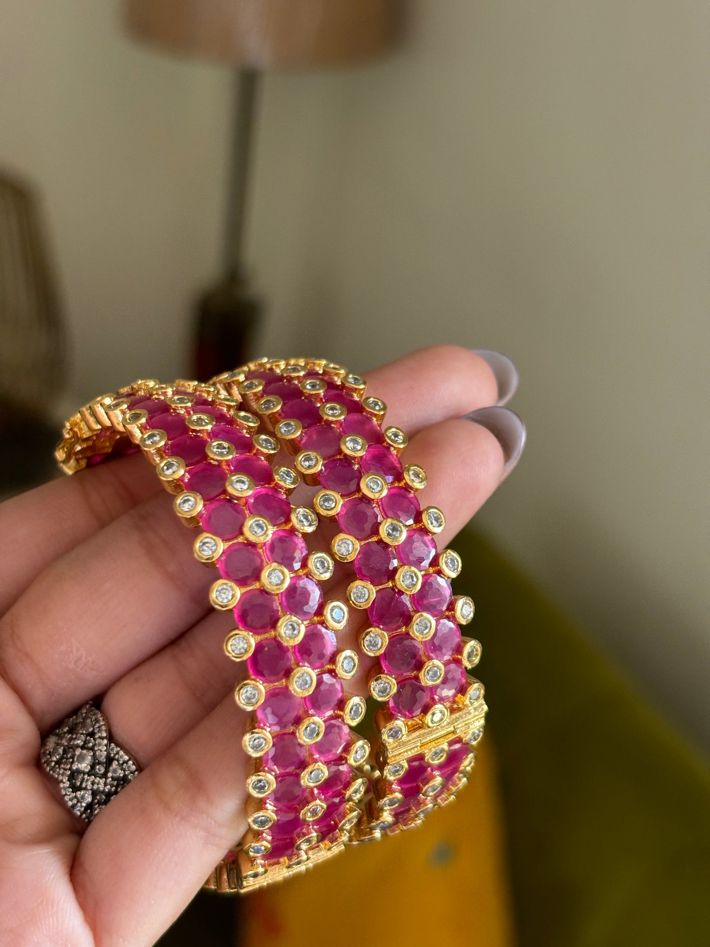 Ruby openable bangles