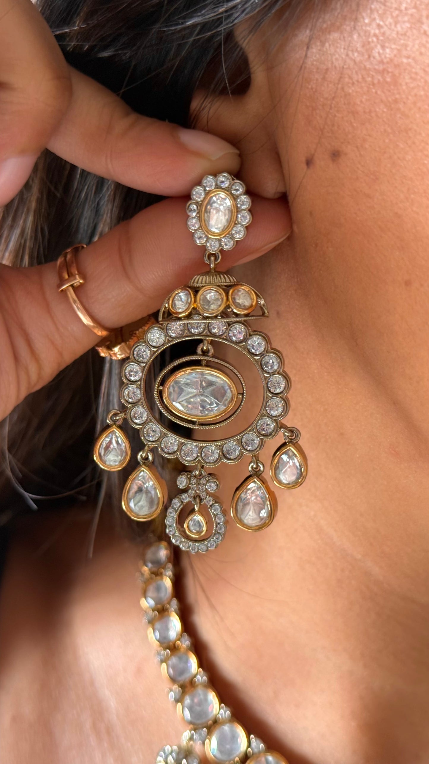 Victorian polki necklace