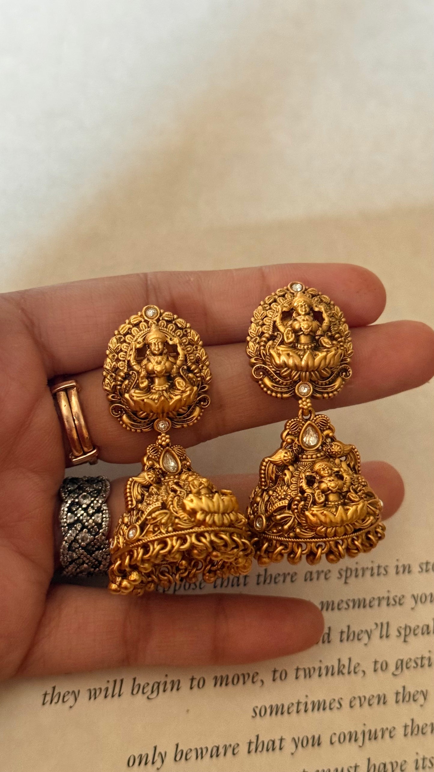 Goddess laxmi jhumka