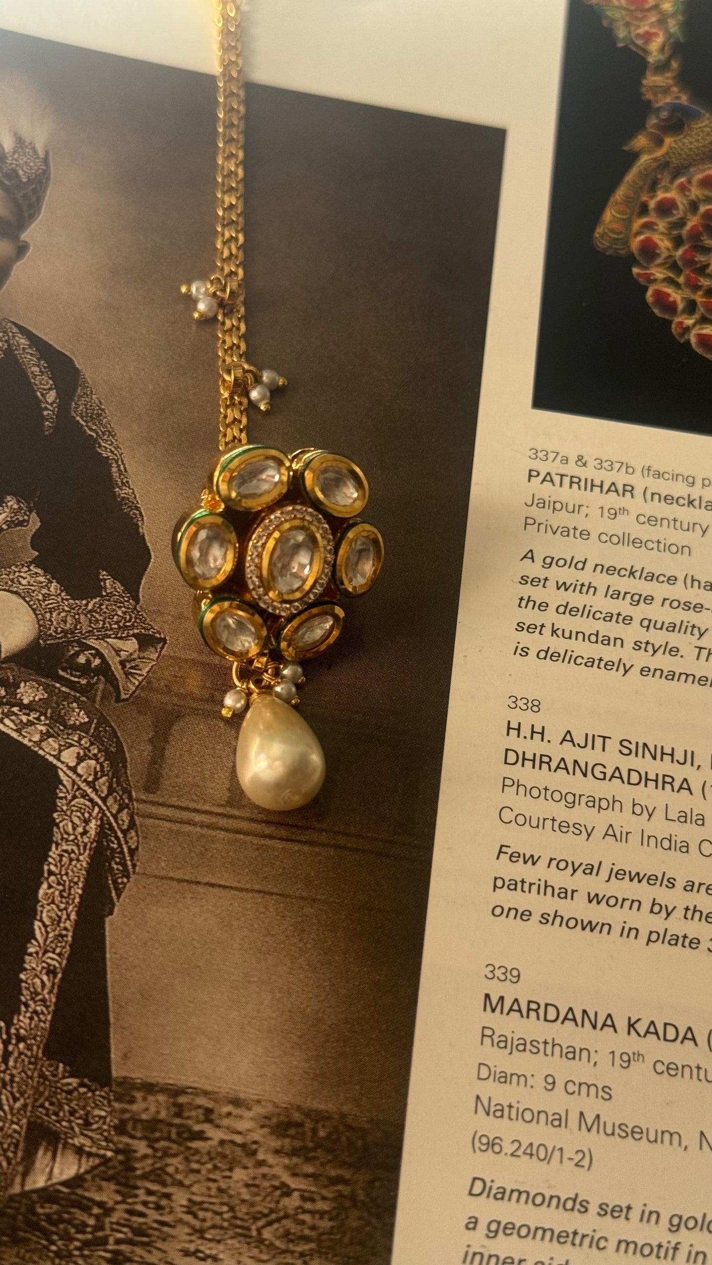 Pearl drop borla
