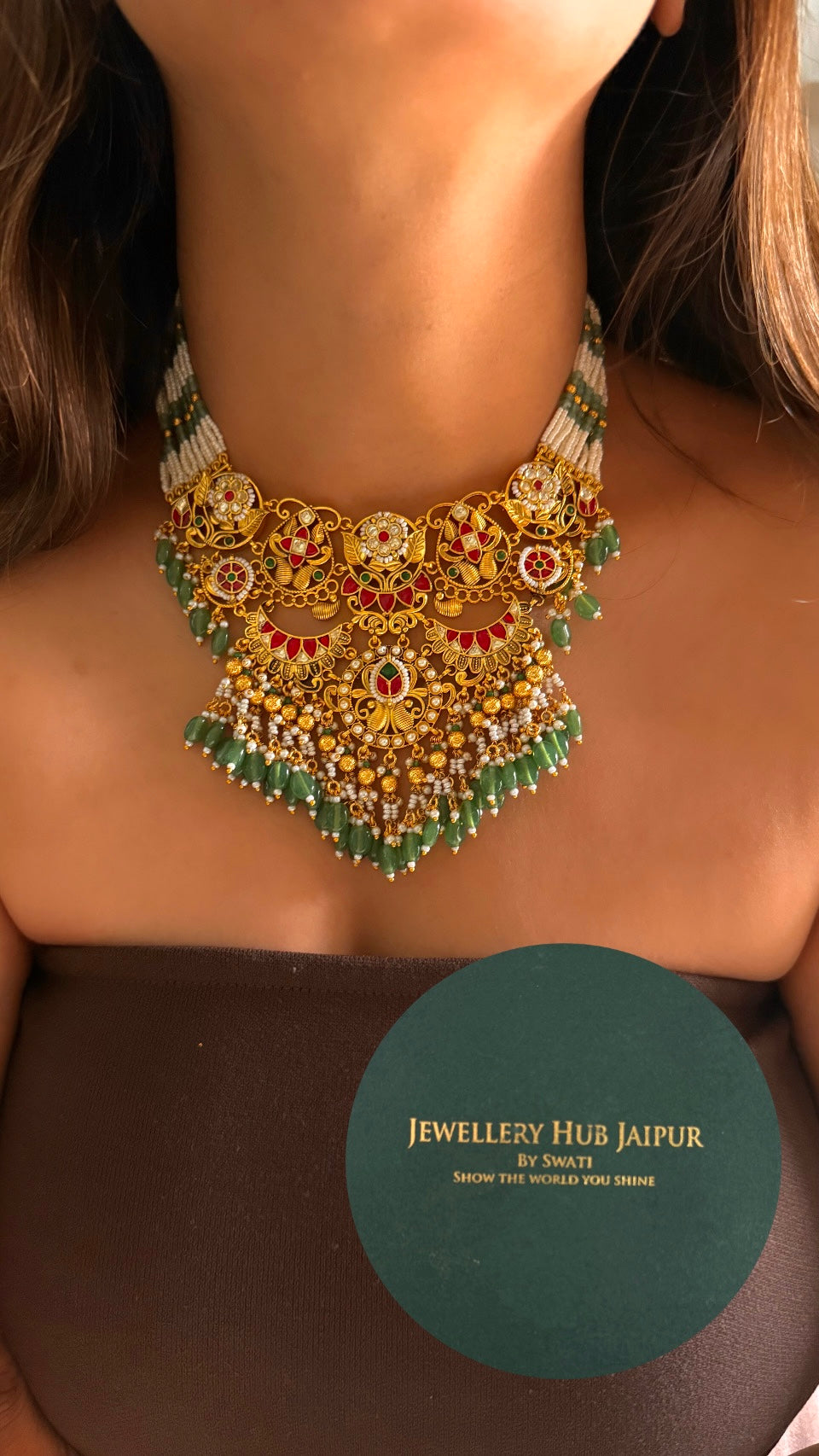 Heritage handmade rajwada necklace