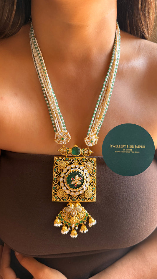 Heritage real Moissanite rani haar