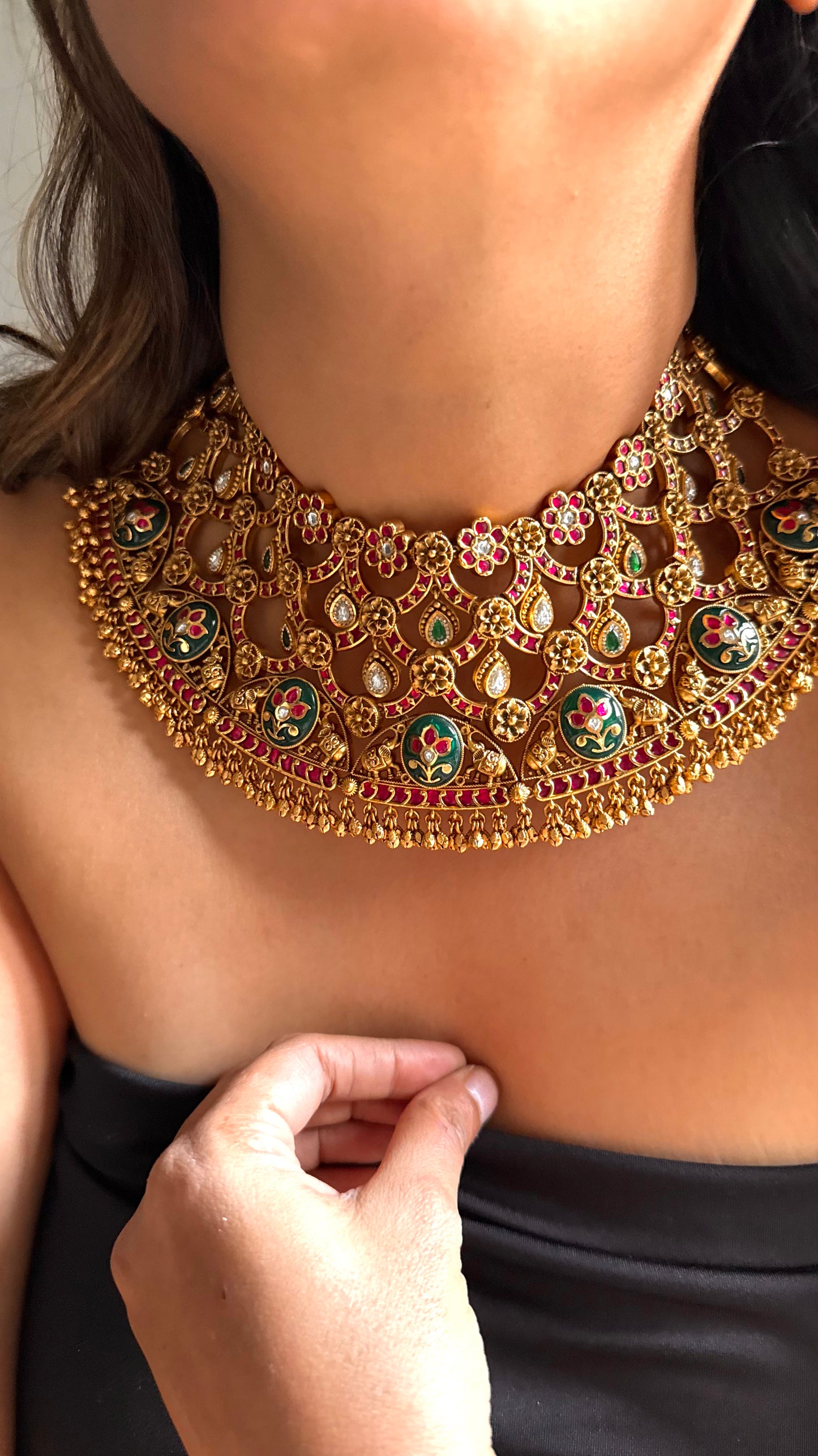 Royal chand parda rajwada necklace