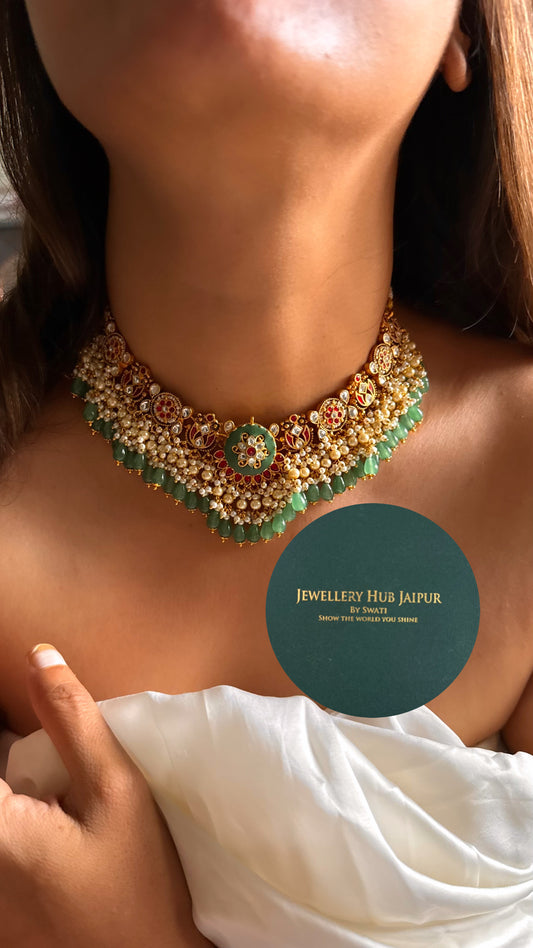 Handmade heritage Kalash necklace