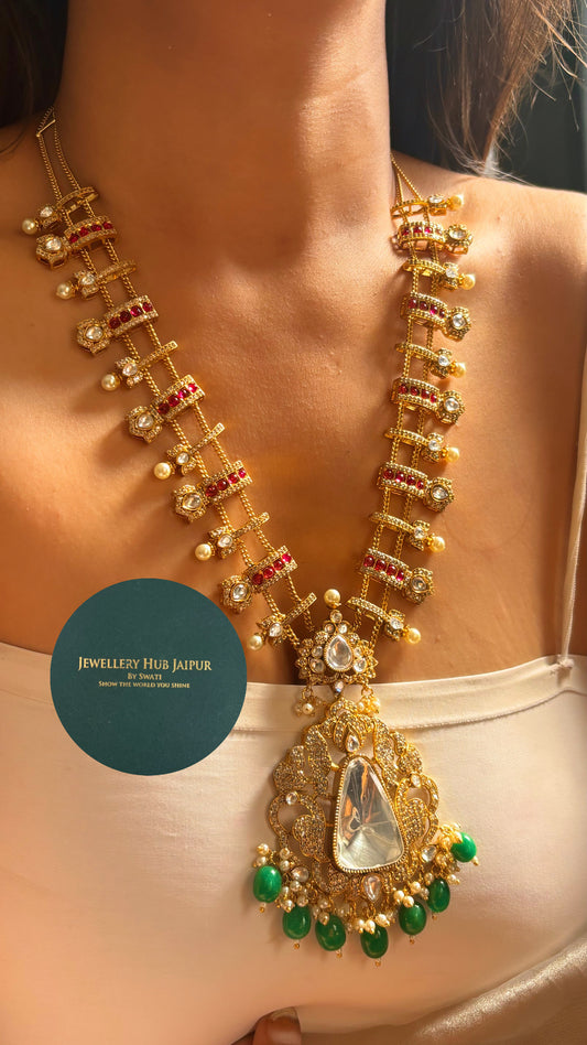 Heritage Gold polki ranihaar