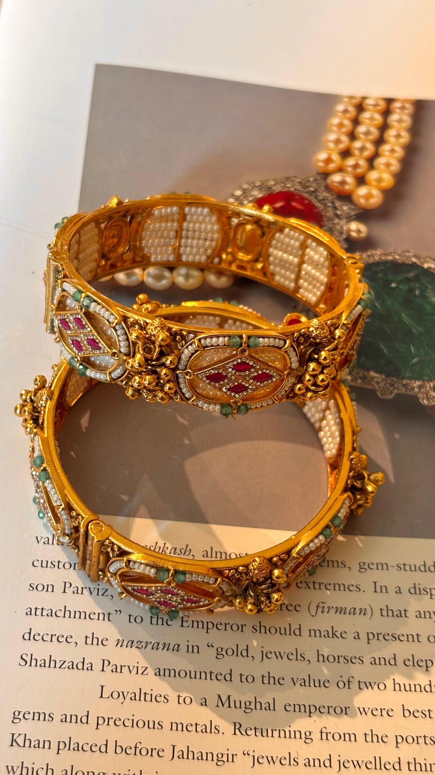 Swarovski mint Nakashi Bangles