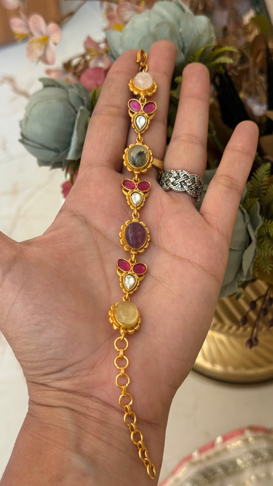 Amrapali inspired Real Gem Stone bracelet