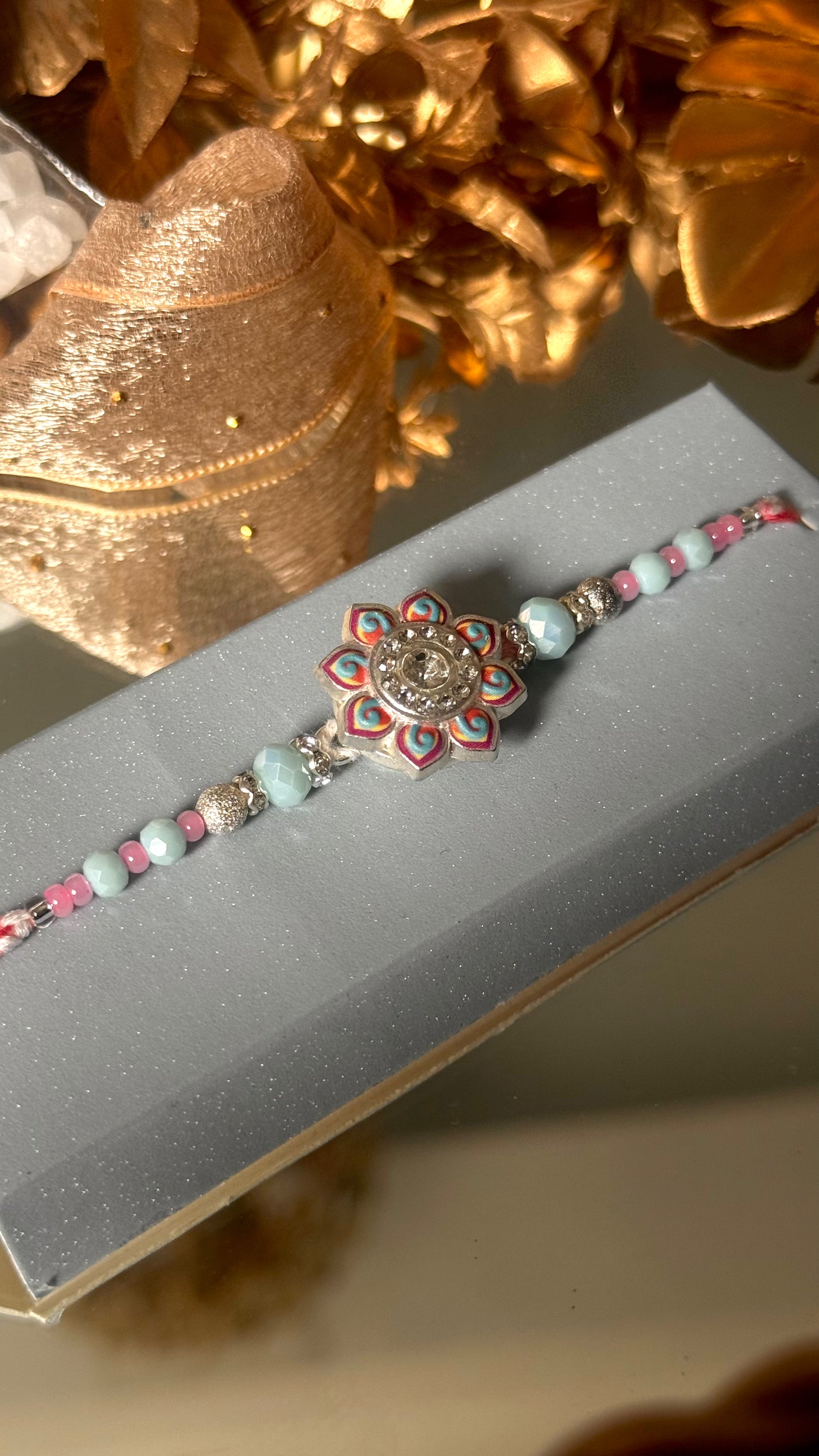 Nakshi Chakra fidget spinner Rakhi