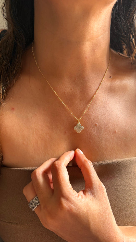 Four-Leaf Clover Pendant set