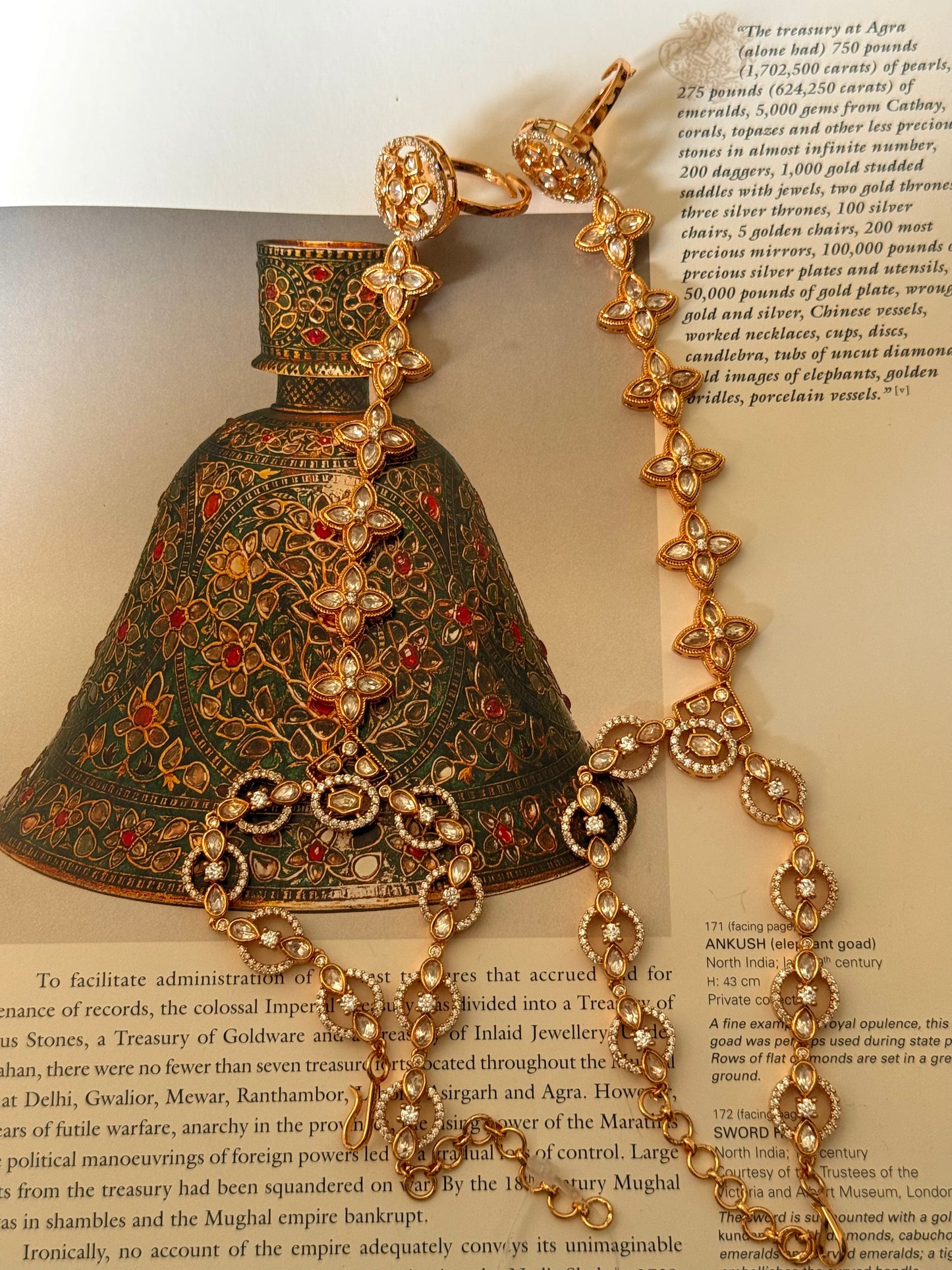 Real moissanite gold shine Hathphool