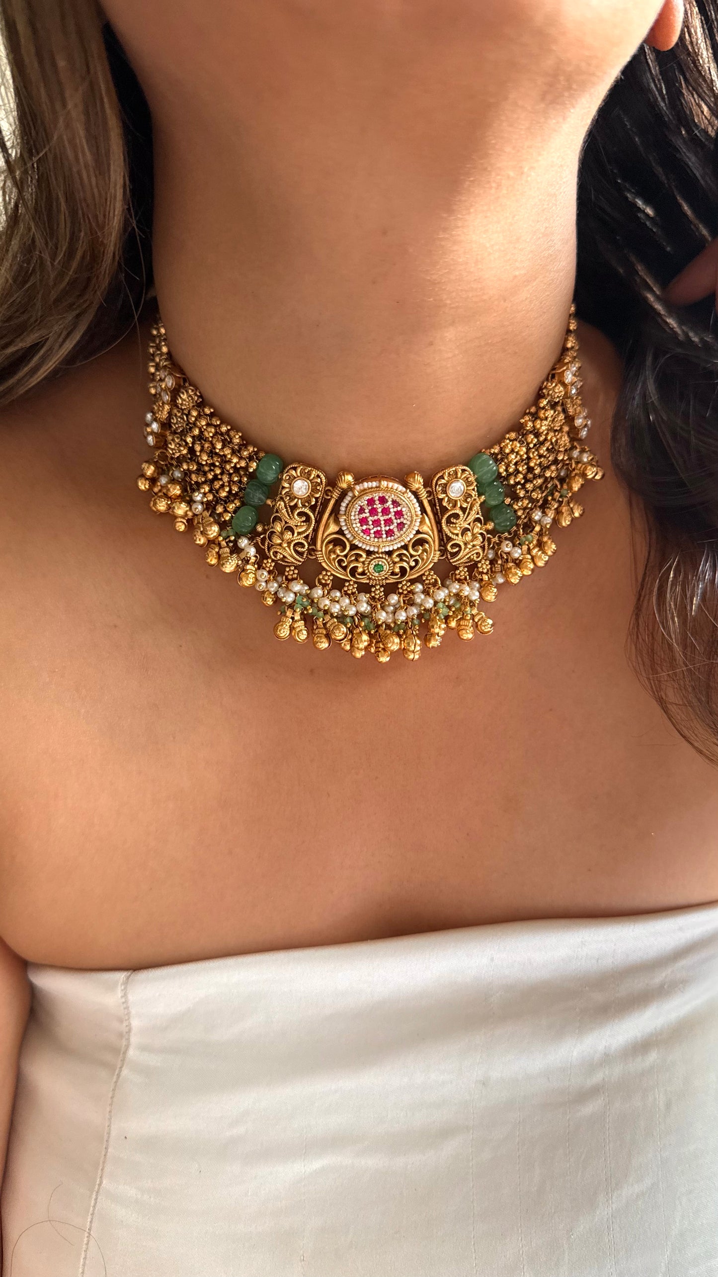 Rajwada real Swarovski combo