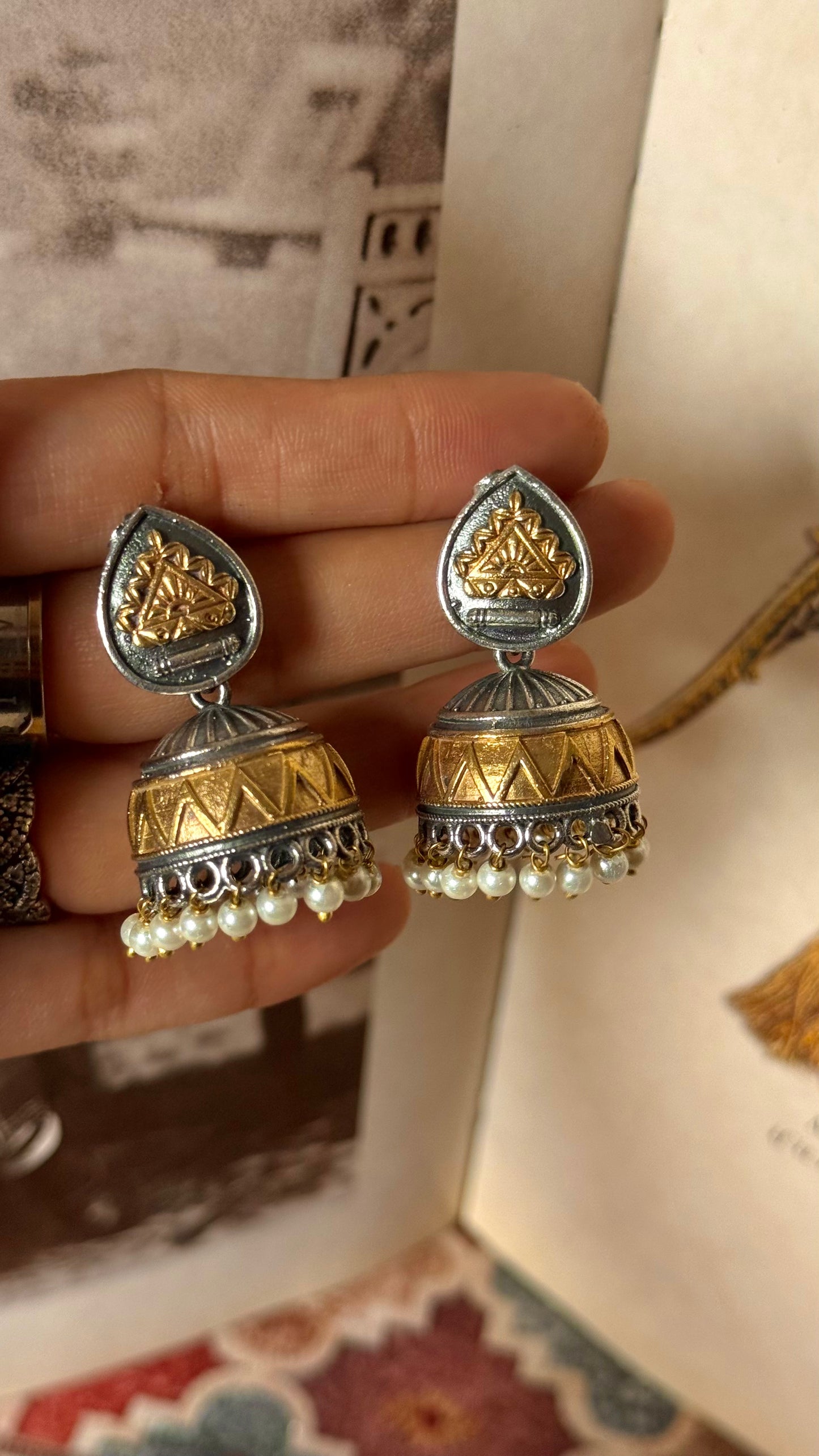 Karbi tribal jhumki