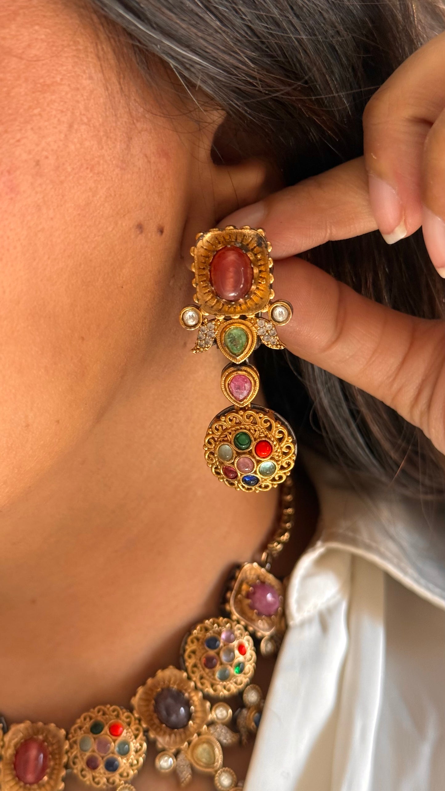 Sabyasachi inspired vintage collar necklace