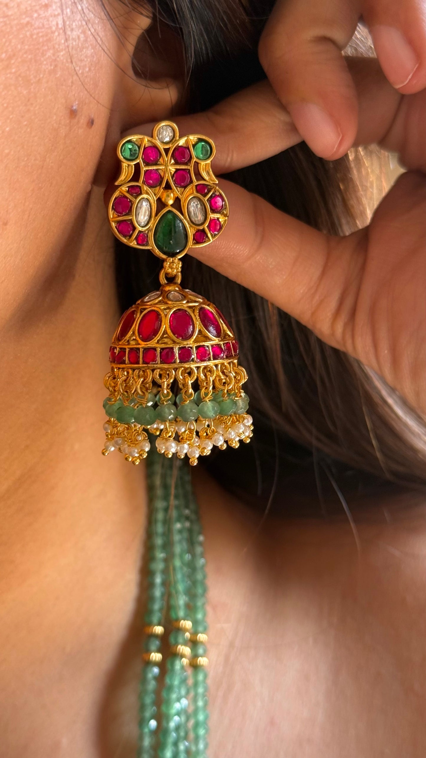 Heritage rani haar real kemp polki