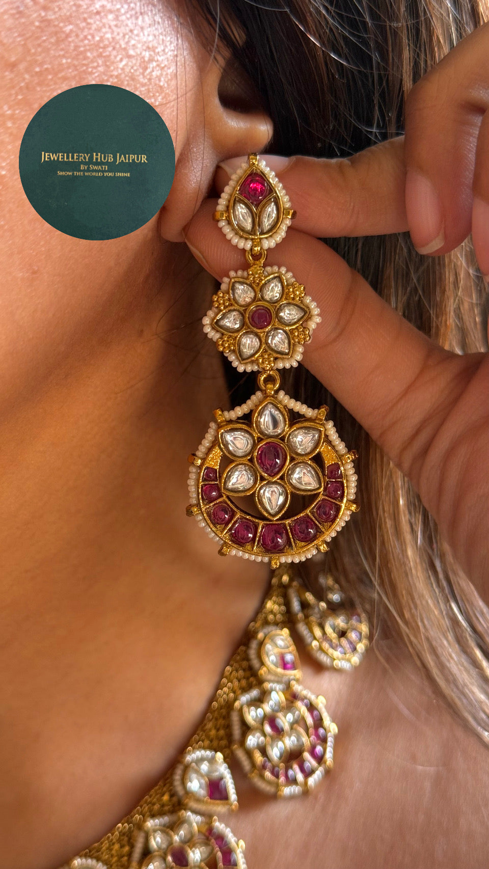 Sabya inspired minimal ruby set