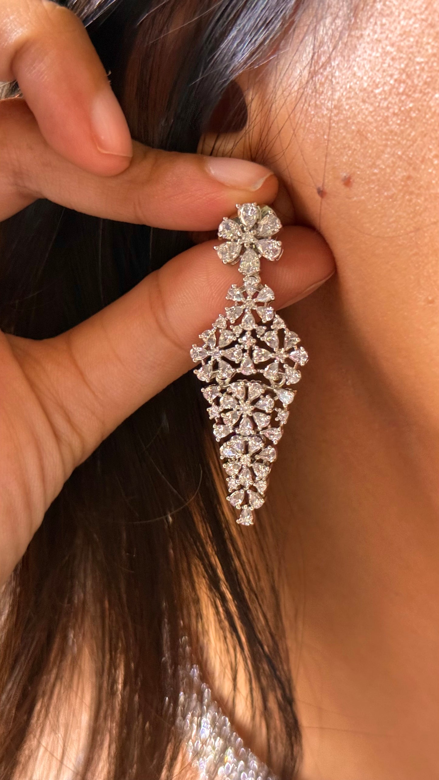 The luxe soirée cz diamond necklace