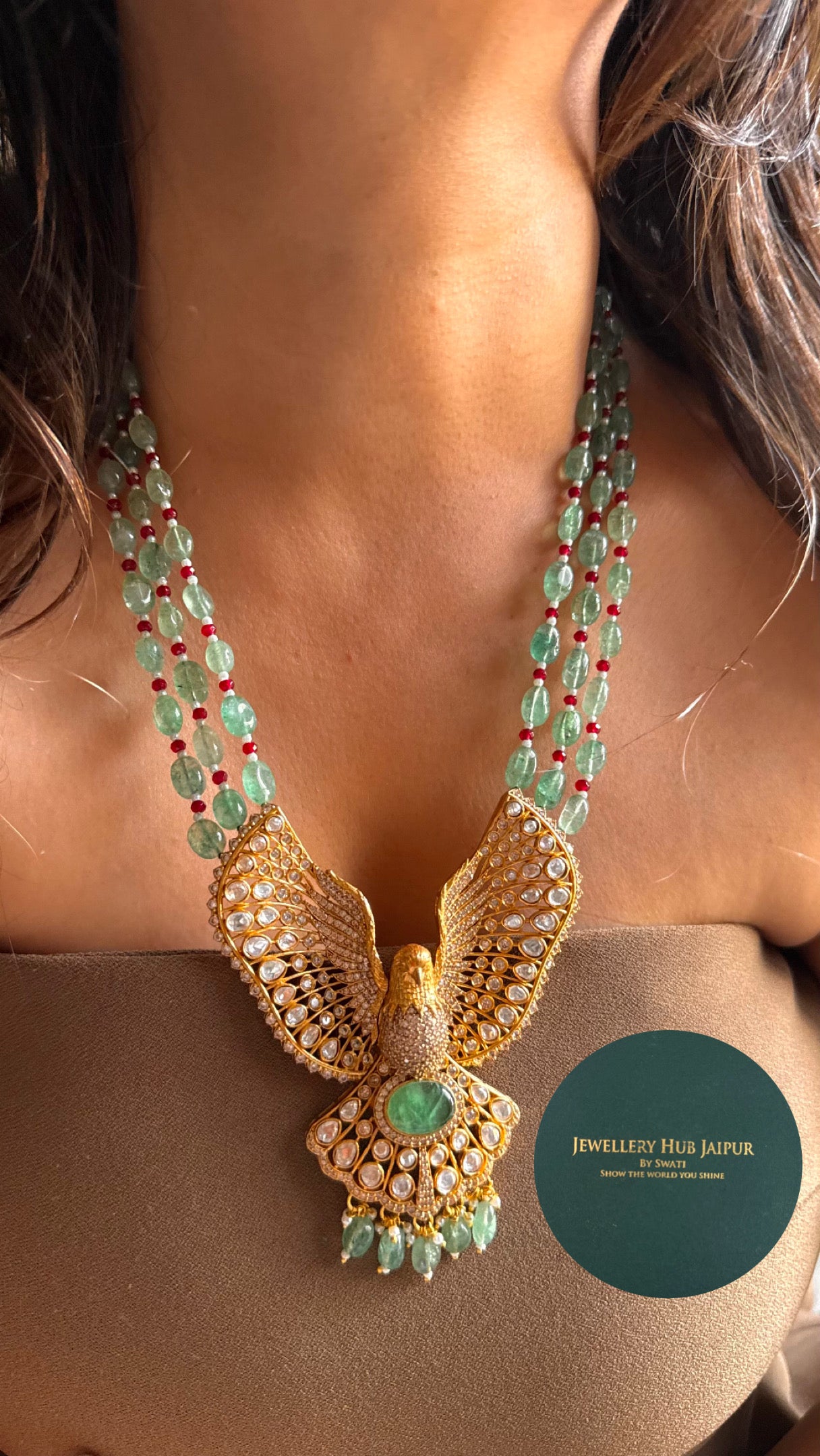 Sabya inspired rani haar