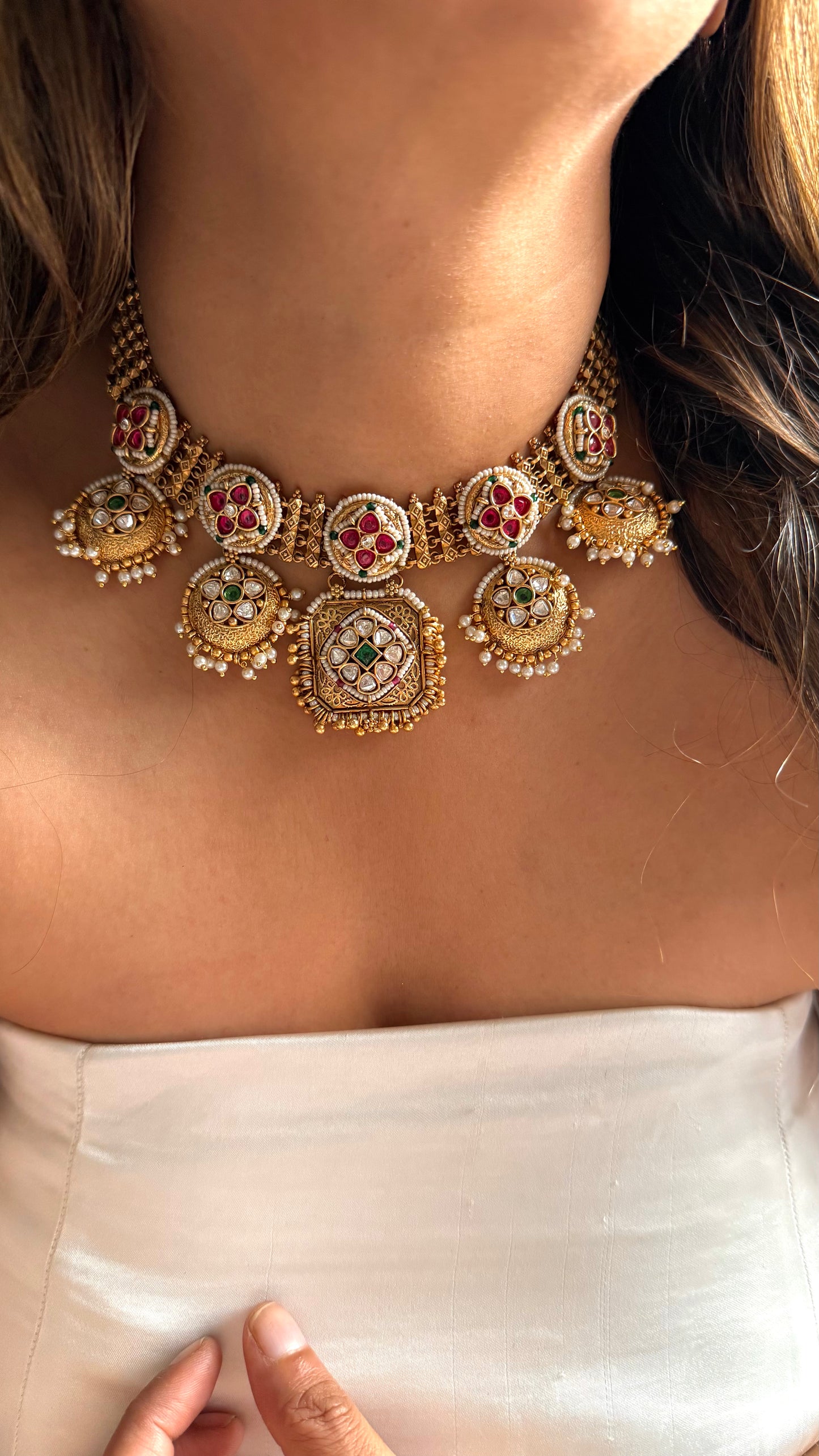 Rajwada Pachi necklace