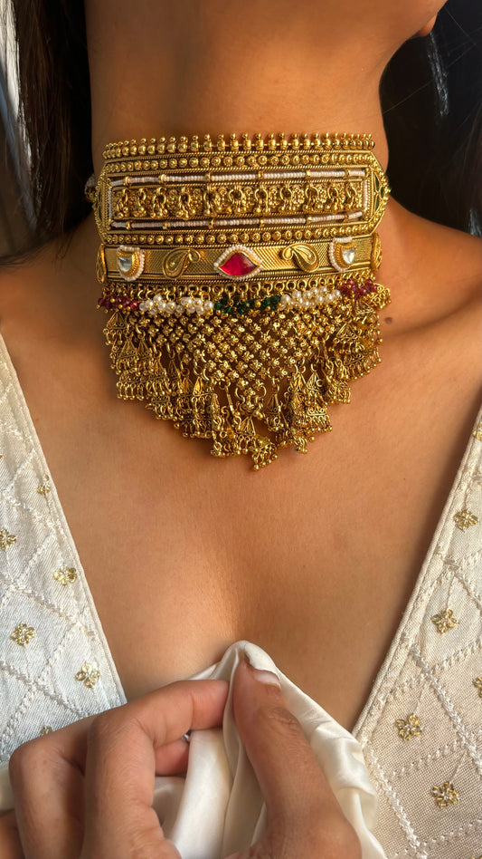 Rajwada ruby paachi kundan Aad
