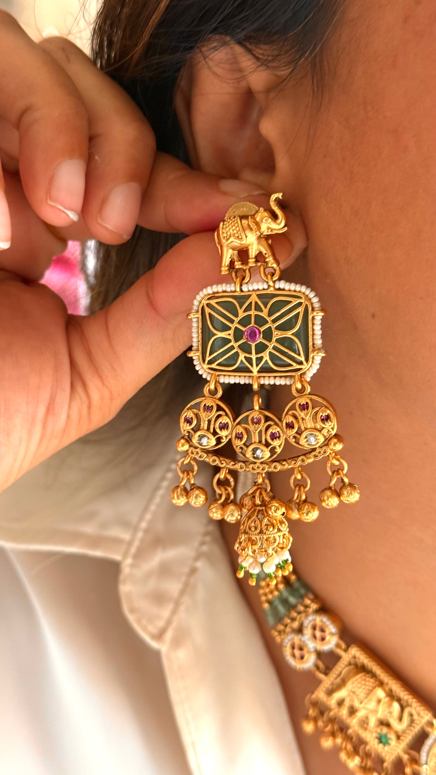 Gajanand Rajwada Necklace