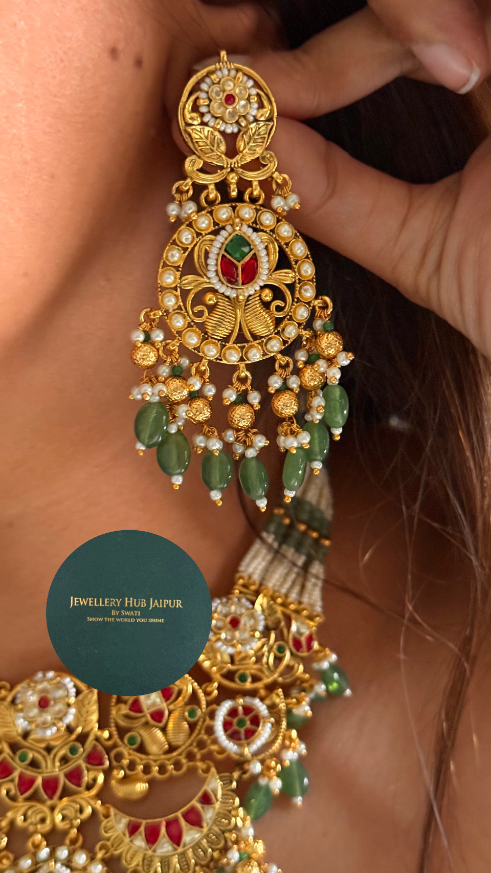 Heritage handmade rajwada necklace