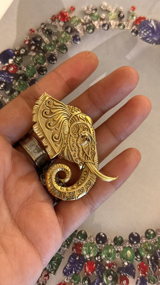Gajanan inspired Heritage Brooch
