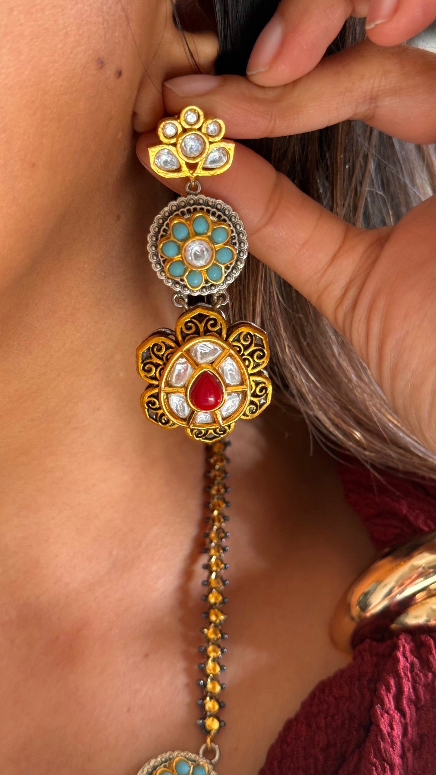 Sabhysachi inspired designer necklace