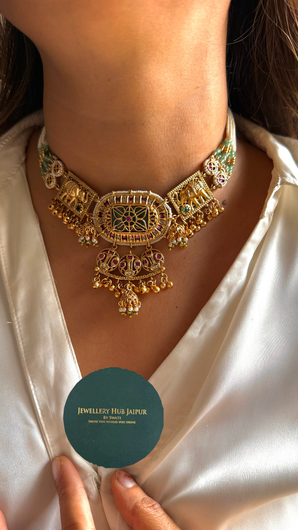 Gajanand Rajwada Necklace