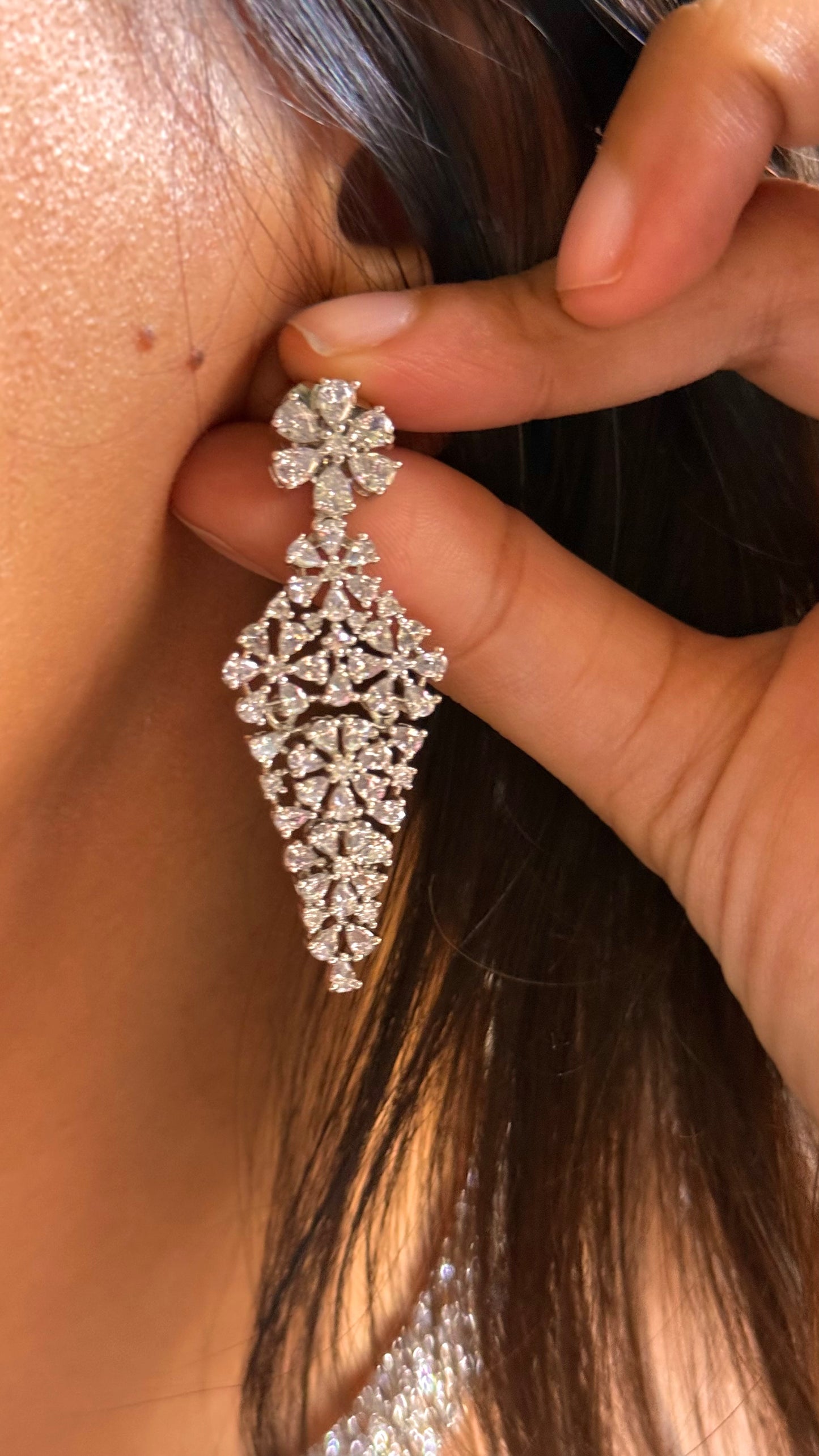 The luxe soirée cz diamond necklace