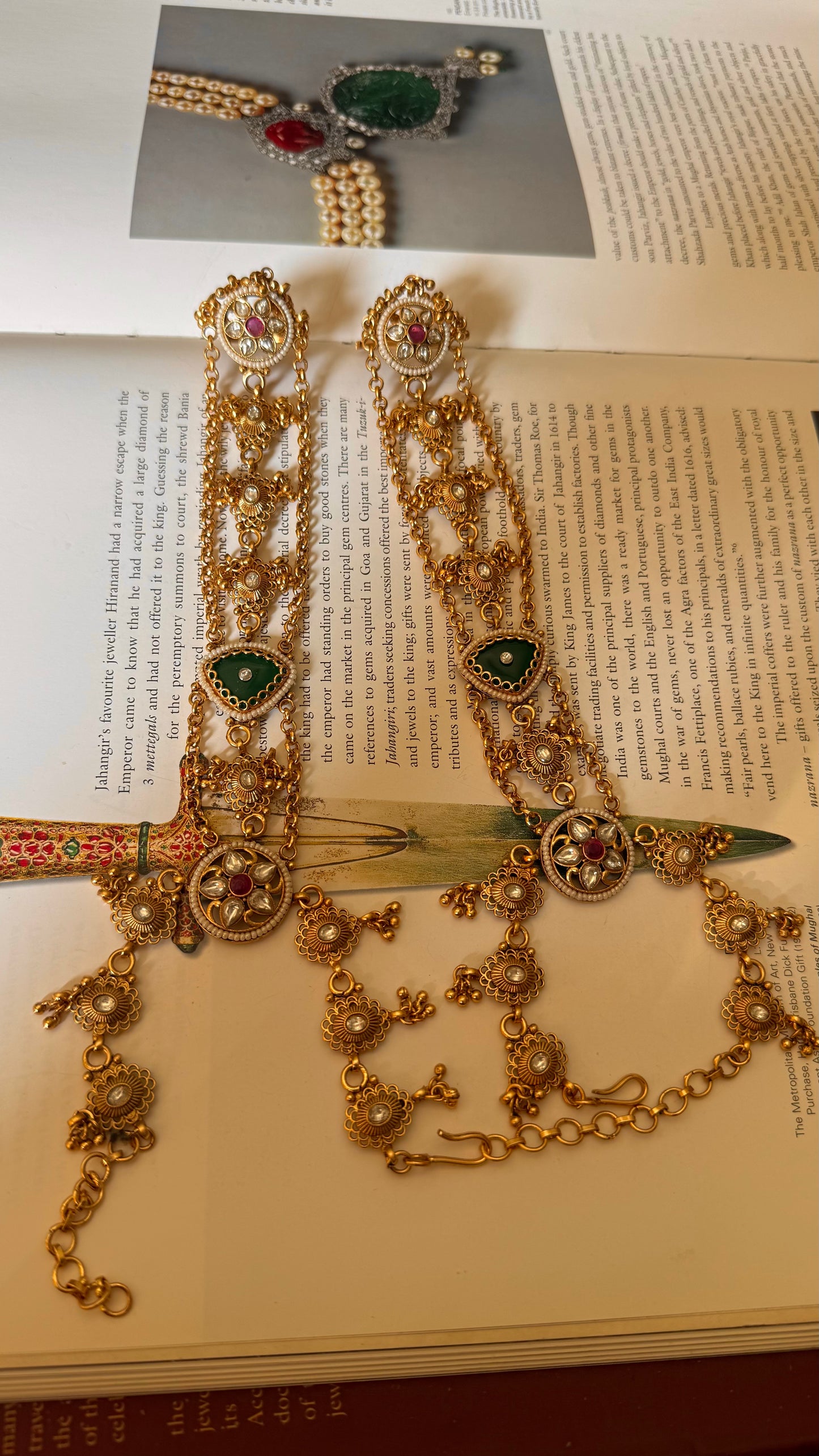 Ruby floral ring rajawada Hathphool