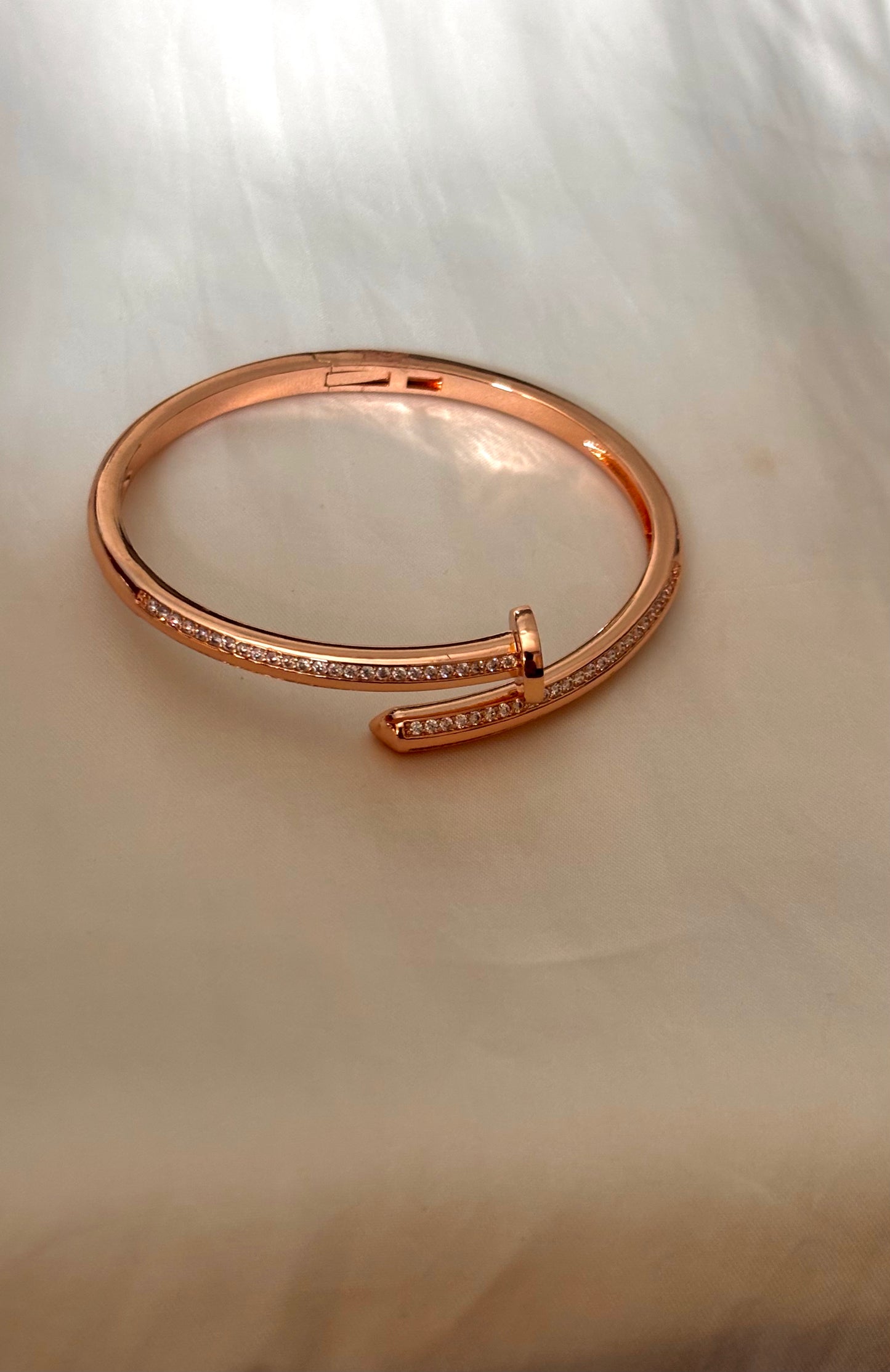 Rose gold bracelet