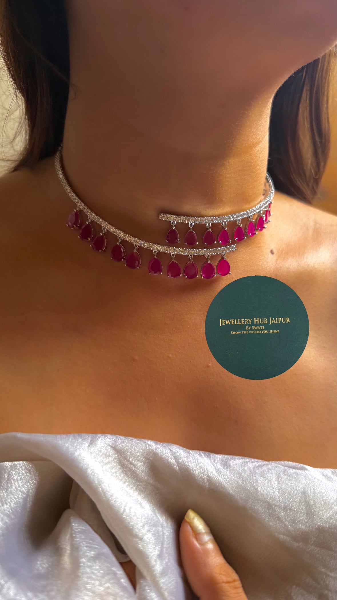 LUMINÉ Ruby Diamond hanging designer cocktail minimal set