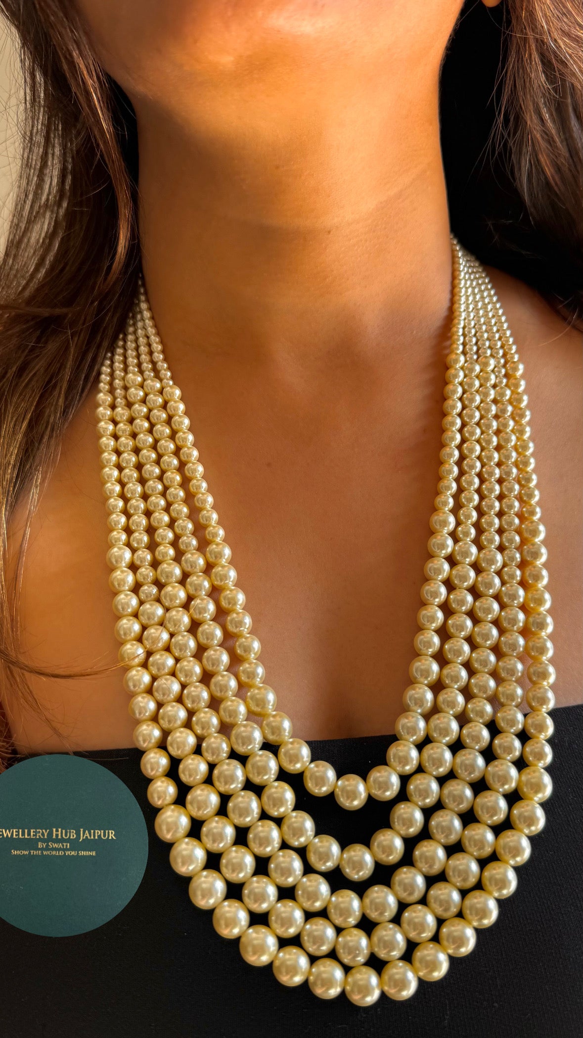 Five line pearl string (10 size pearl)