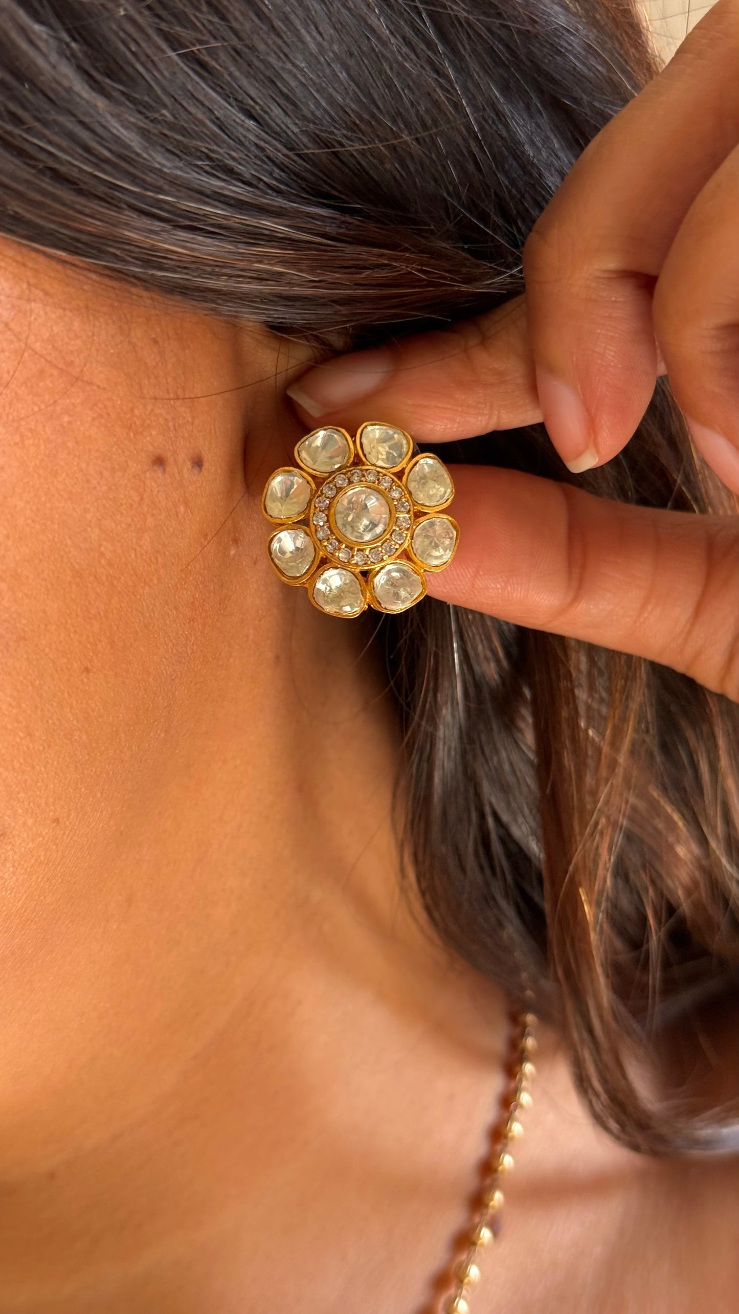 Mint minimalist necklace