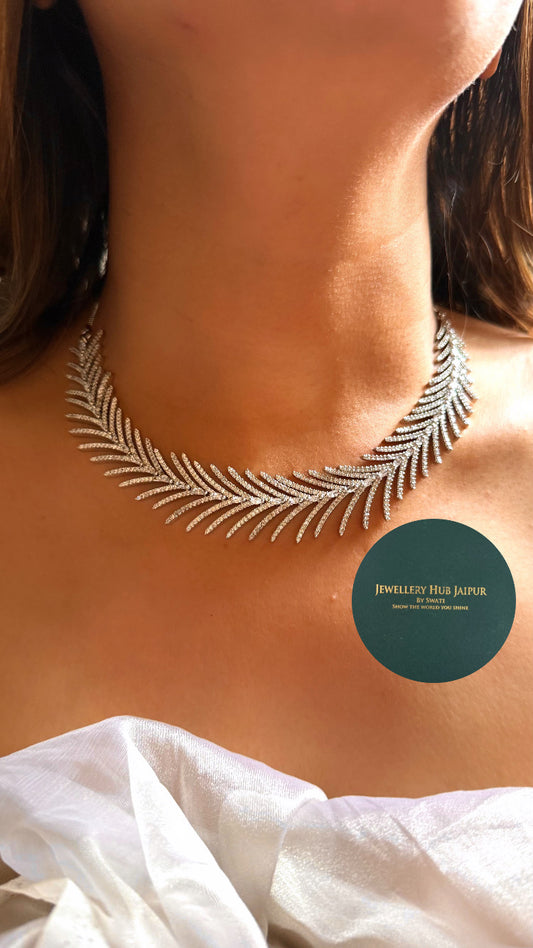 AURORA Diamond cocktail designed collar set