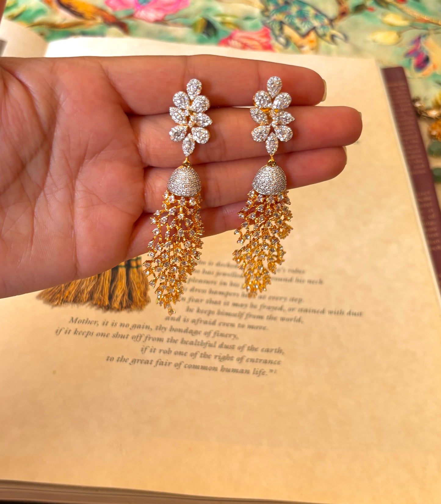 CZ diamond GJ Polish danglers