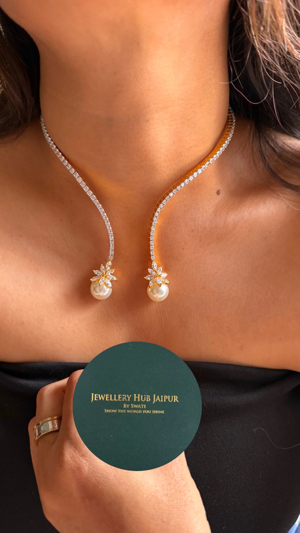 Astra shine cz diamond necklace