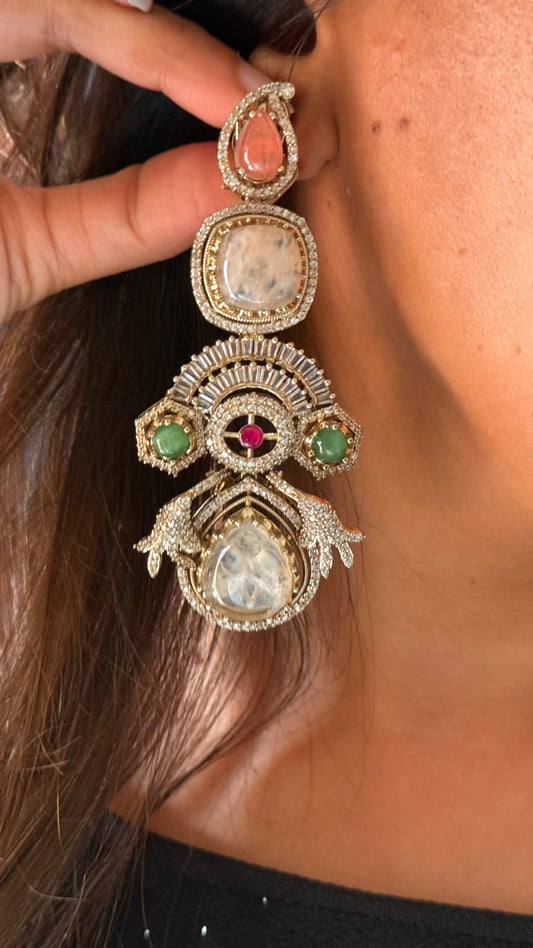 Sabya inspired with designer Earrings