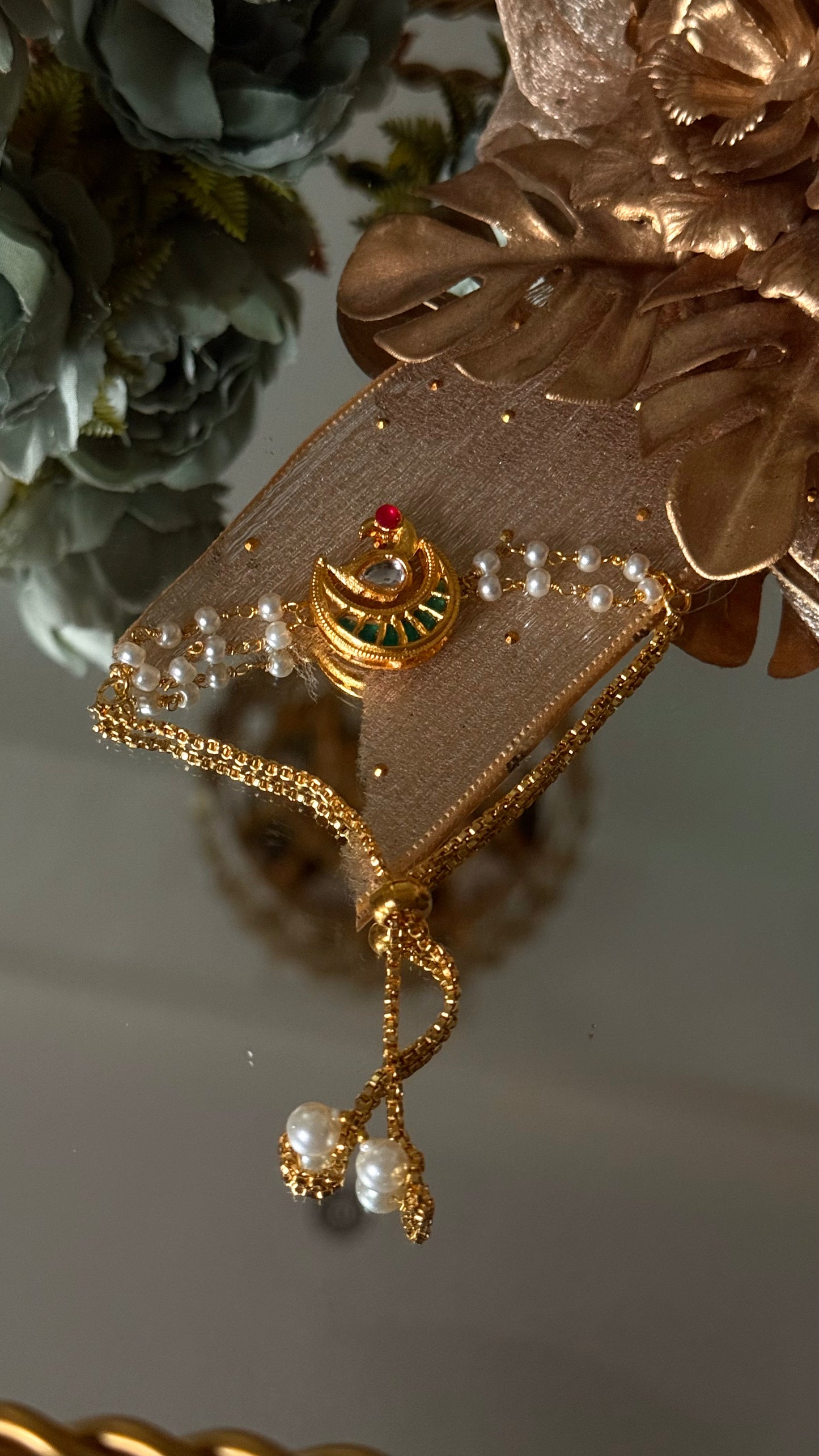 Peacock inspired rakhi