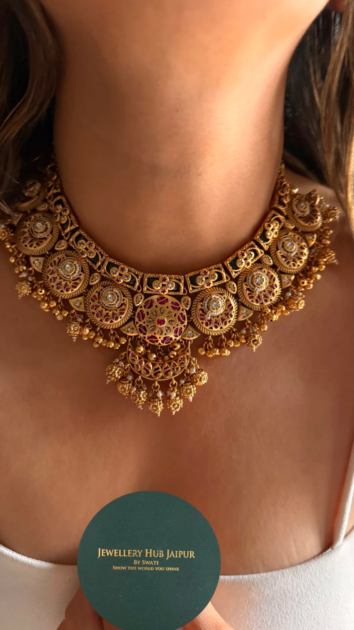 Heritage nakashi gold rajwada Necklace