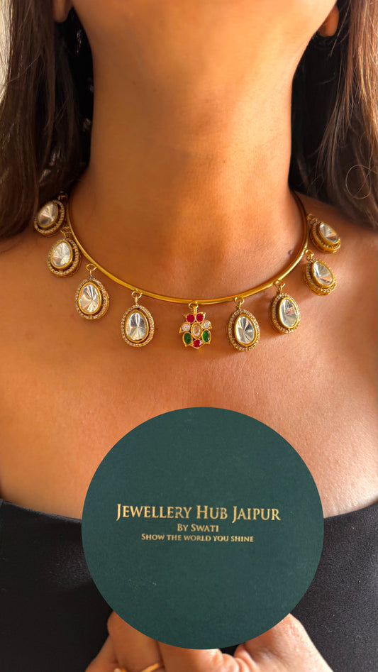 Gold uncut polki pachi hasli