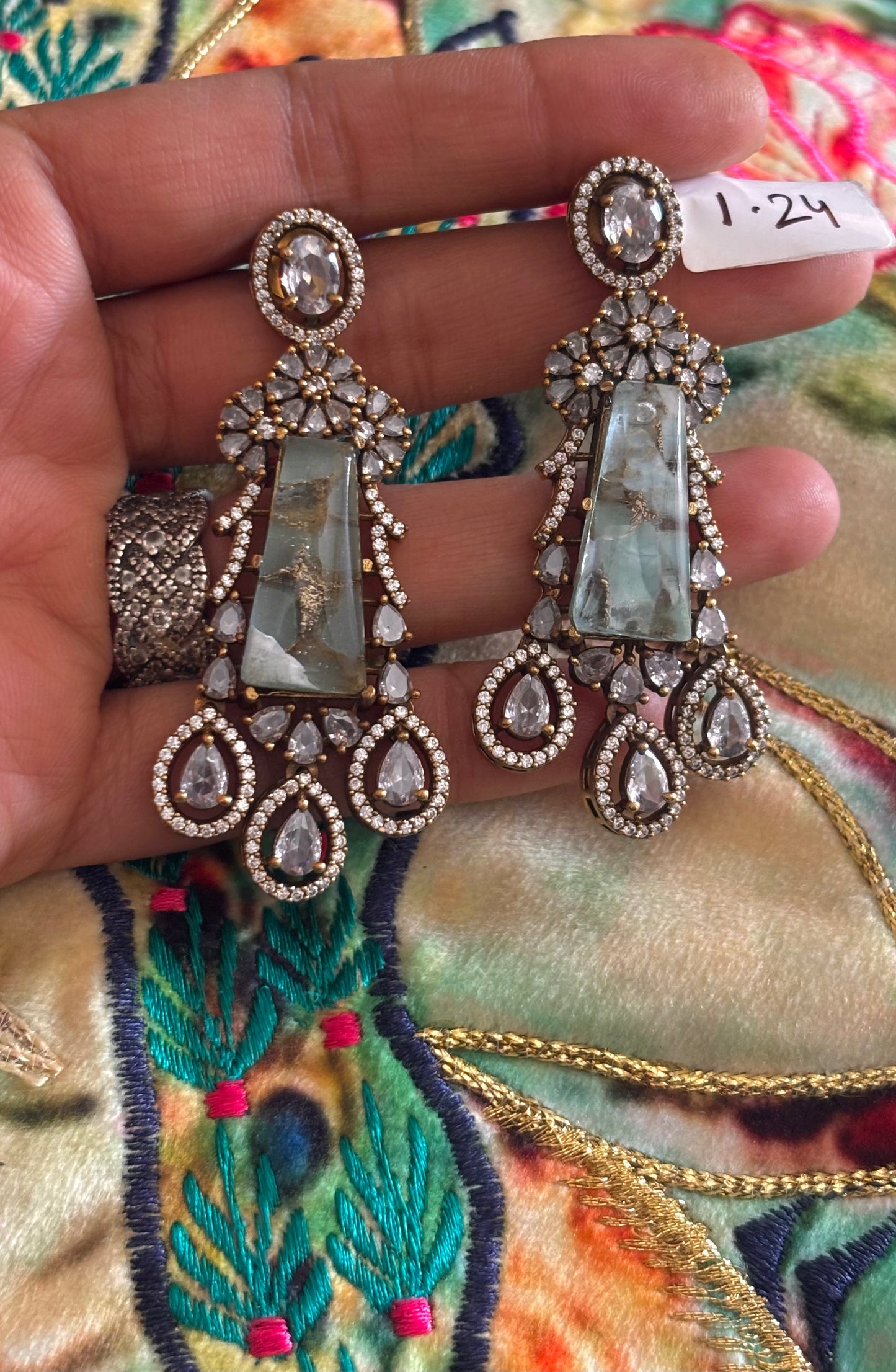 Mint victorian danglers