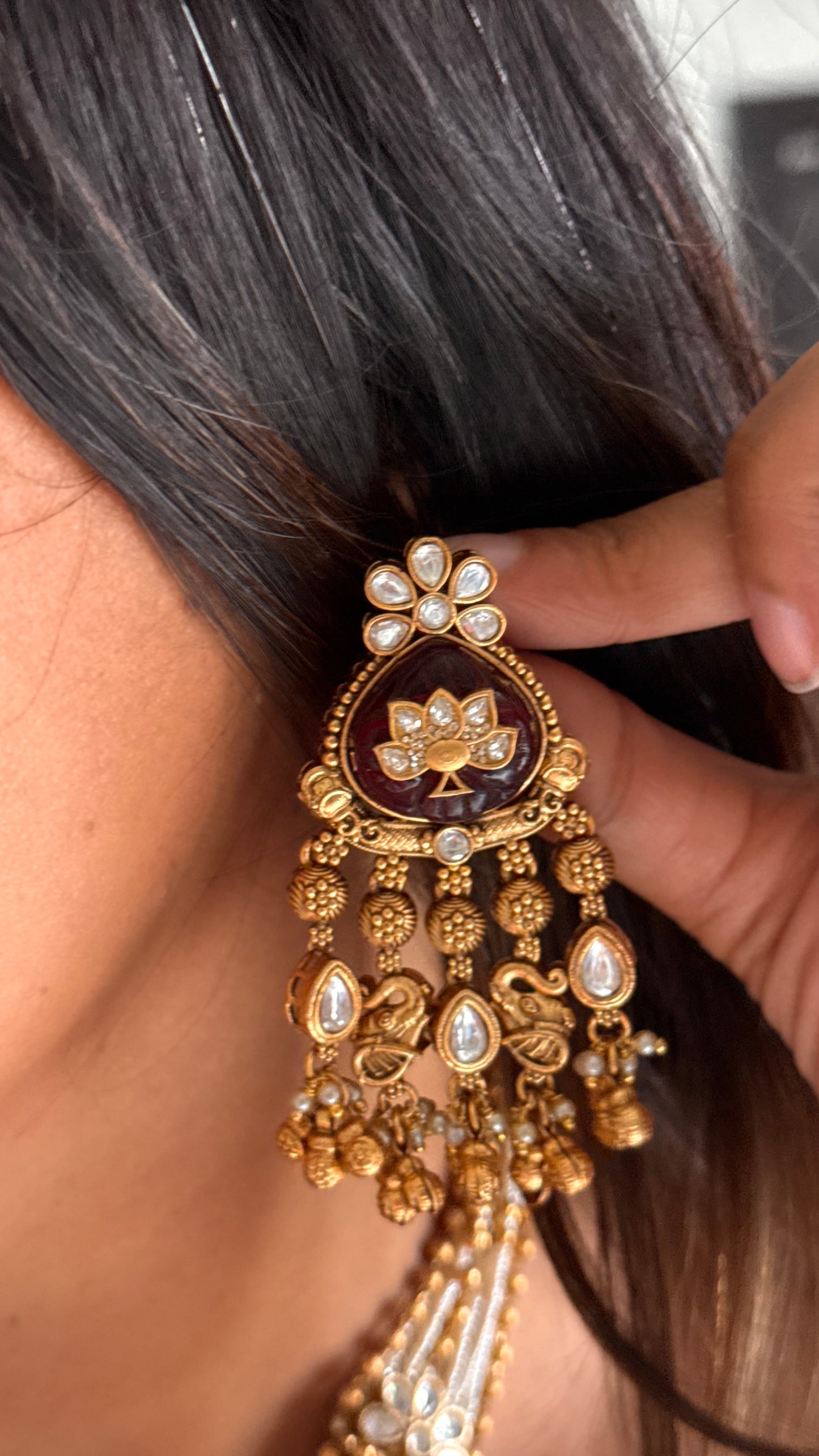 Ruby cheedh dana piroyi heritage necklace