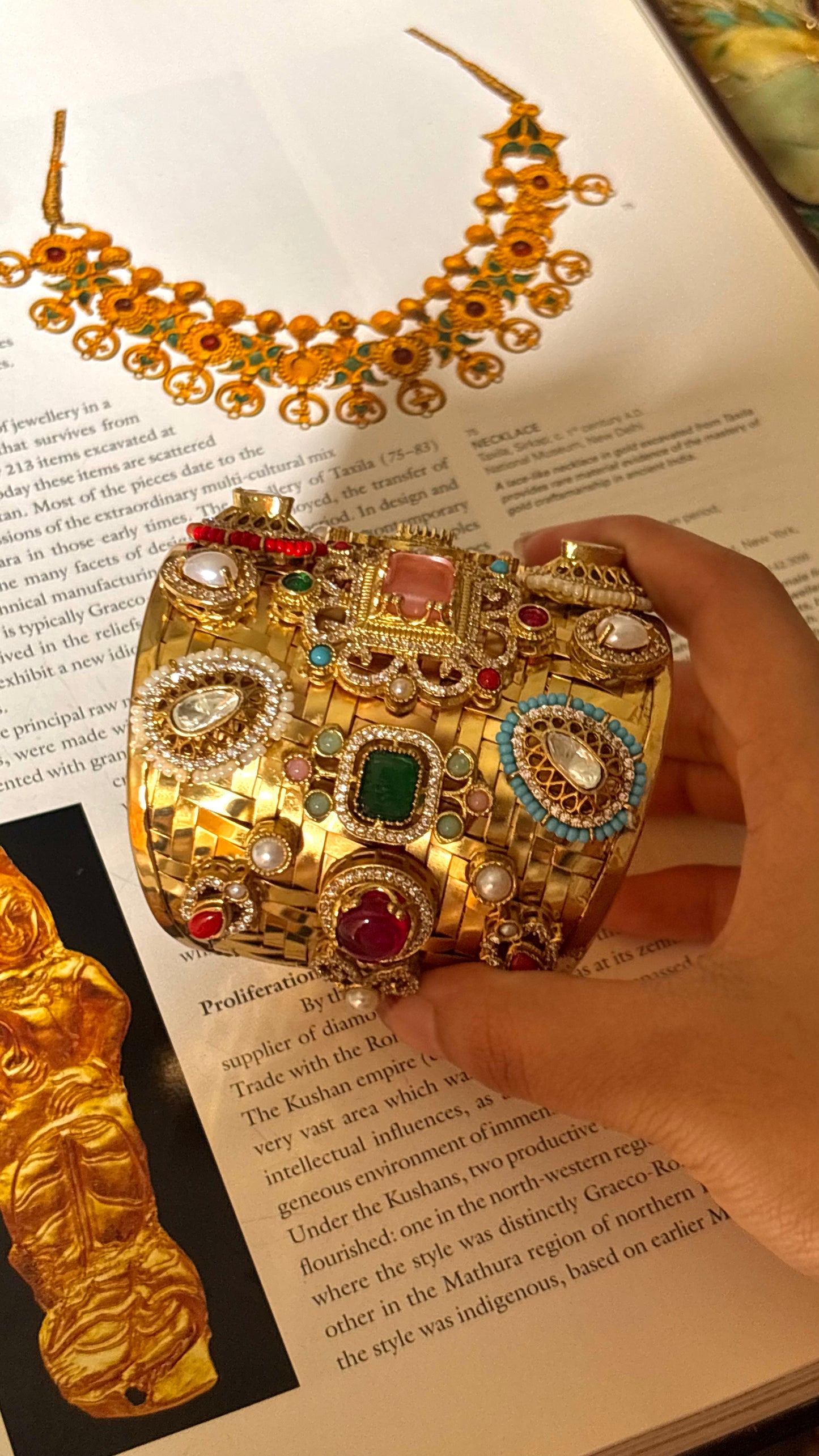 Sabyasachi inspired peach bracelet