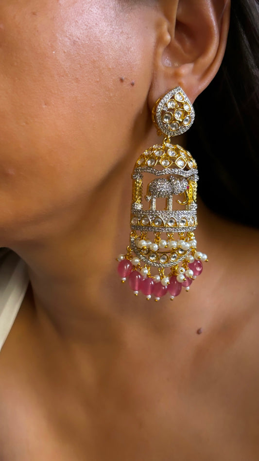 Gajanand ruby necklace